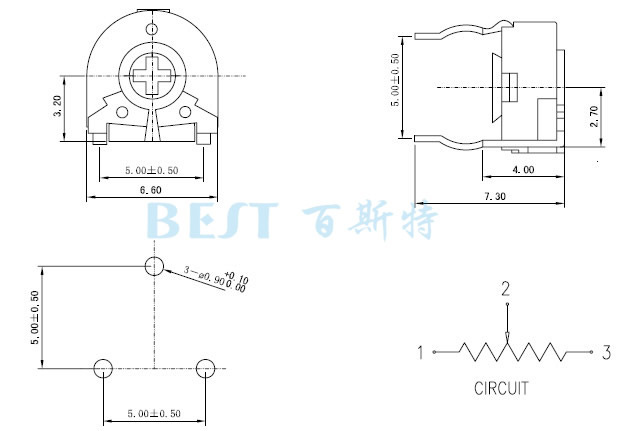 密封式電位器RM060-V1